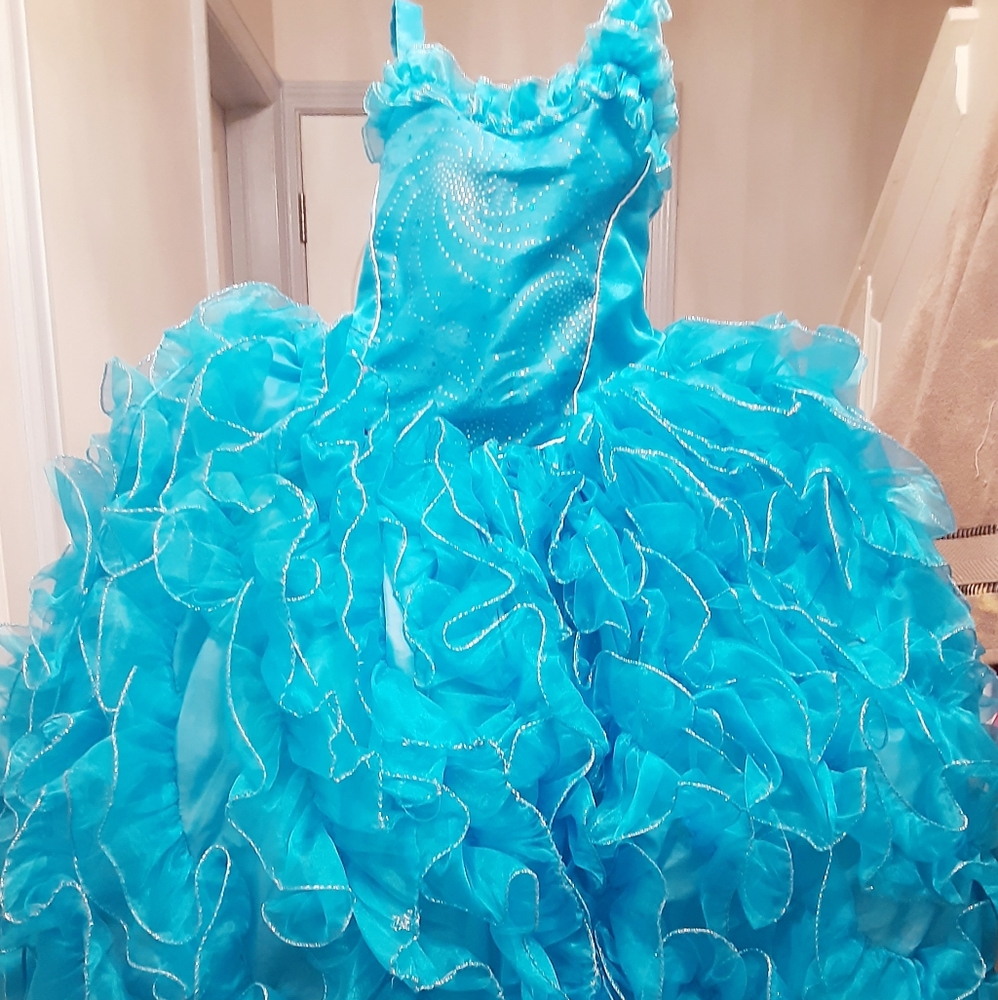 Blue/Silver Dress